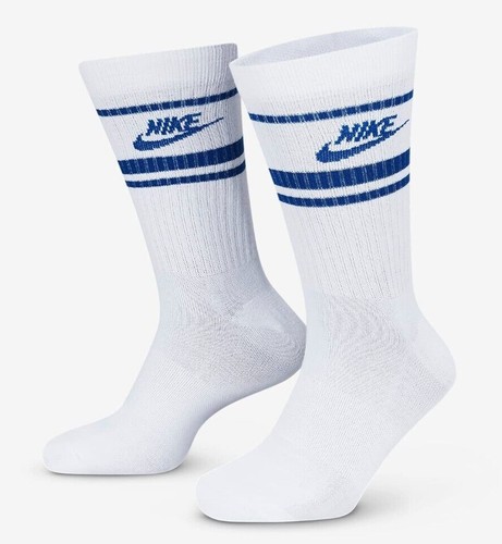 DOS Pares JUVENTUD Nike Ropa Deportiva Diaria Esencial Crew AZUL Calcetines JUVENTUD 5Y-7Y - Imagen 2 de 3