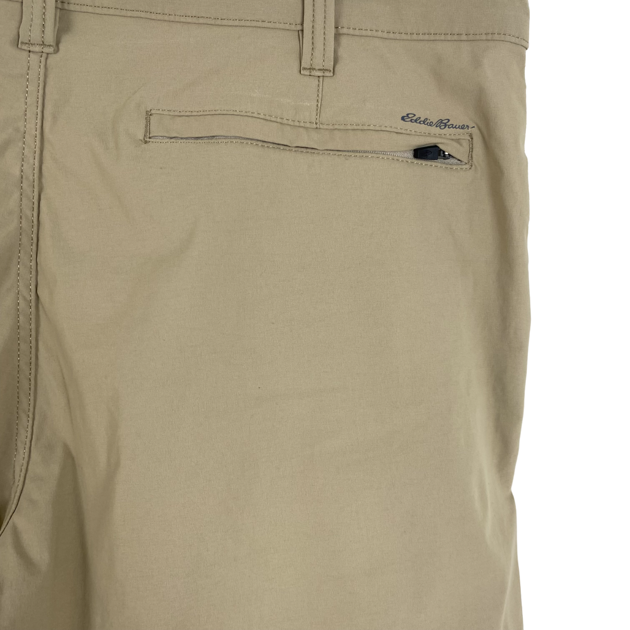Eddie Bauer Travex Shorts Men's Size 38 Tan Outdoor Hiking Nylon