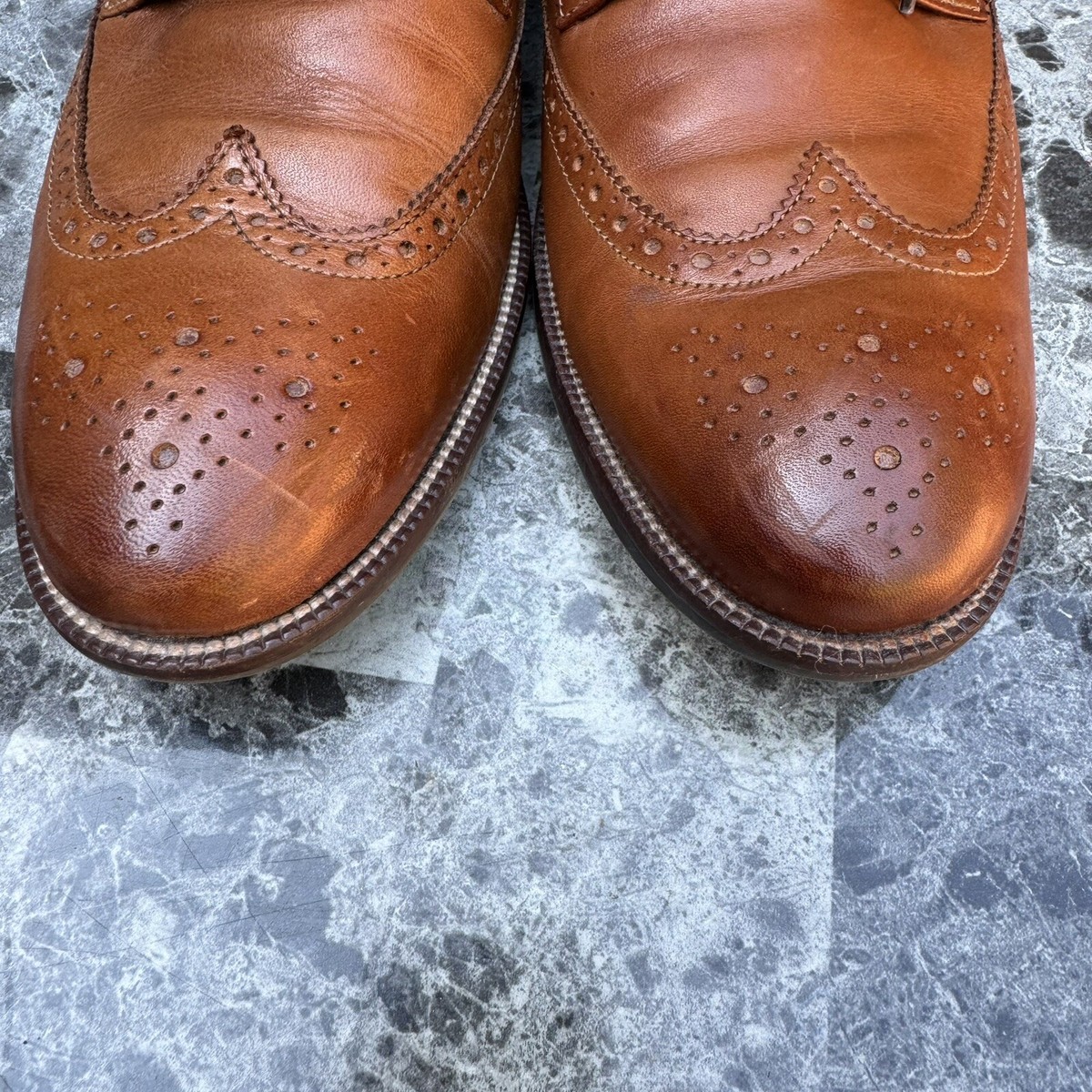 Cole Haan Mens Hamilton Grand Wingtip Oxford Brown Dress Shoes Size 10 M Cole Haan Original Grand Wingtip Oxford - ODION main image 2