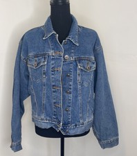 Vintage Bill Blass ladies Trucker jacket MEDIUM trucker 80s 90s