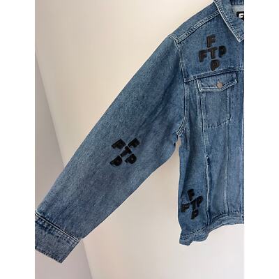 FTP デニムジャケット XL FTP Cross Logo Denim Trucker Jacket in Indigo - Size XL