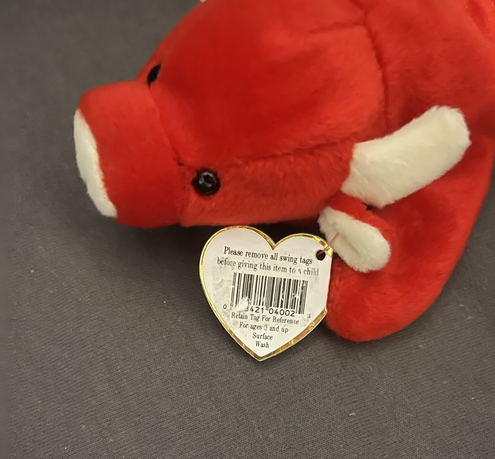 *ORIGINAL* *RARE* Tabasco TY Beanie Baby the Bull Vintage Retired 1995