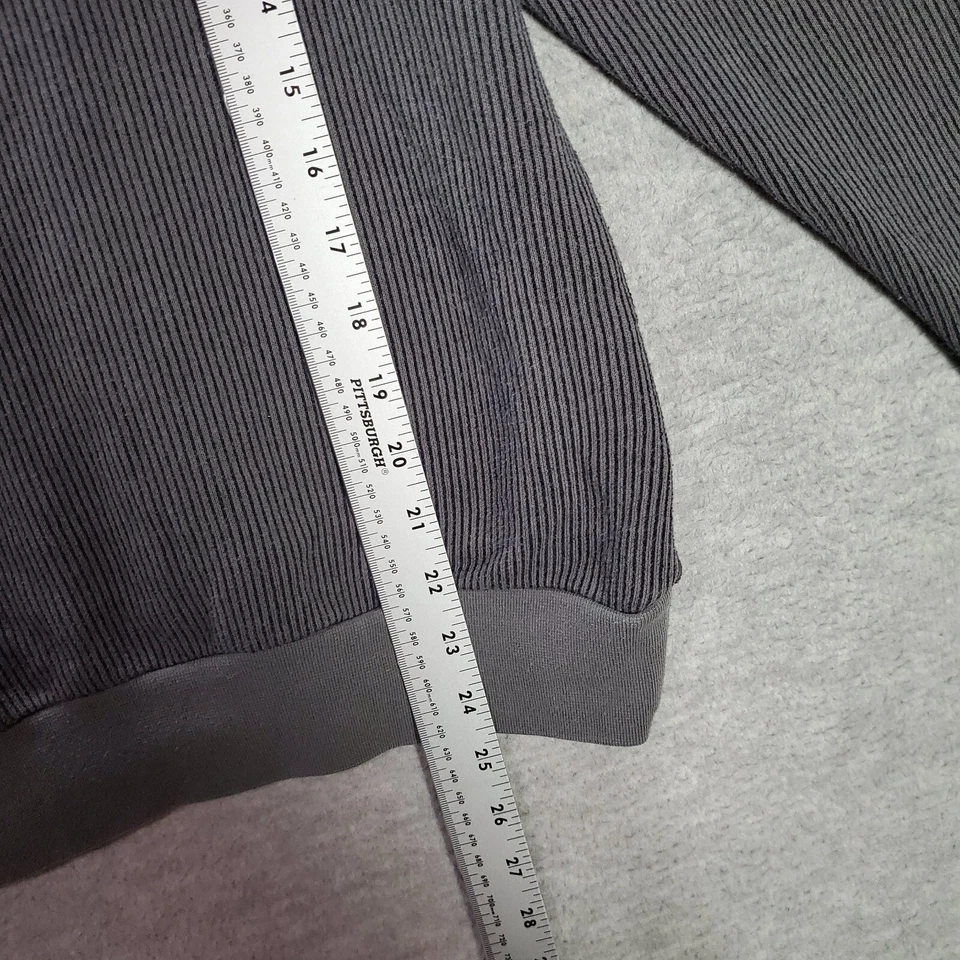 Sudadera VANS Mujer Pequeña Gris Rayas Logo Pullover Foto 3 de 4