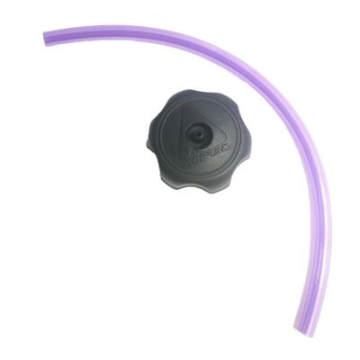 Tankdeckel schwarz 64 mm mit Entlüftungsschlauch für KTM EXC für KTM SX 93-04