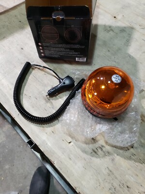 Trux TLED-W2 Magnetic Amber Dome LED Strobe Light 5.13  x 5.75  12V