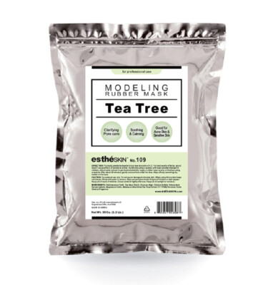 estheSKIN No.109 Tea Tree Modeling Rubber Mask Powder for Facial Treatment, 35Oz