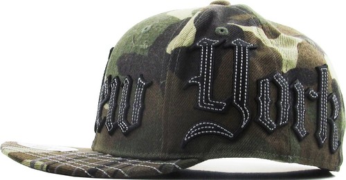 New York NY Embroidered Hip Hop Fitted Cap Hat Street Flat Brim - Picture 8 of 14