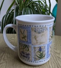 Churchill Hydrangea mugs 3 3/4"/9.5cm in excellent condition throughout 