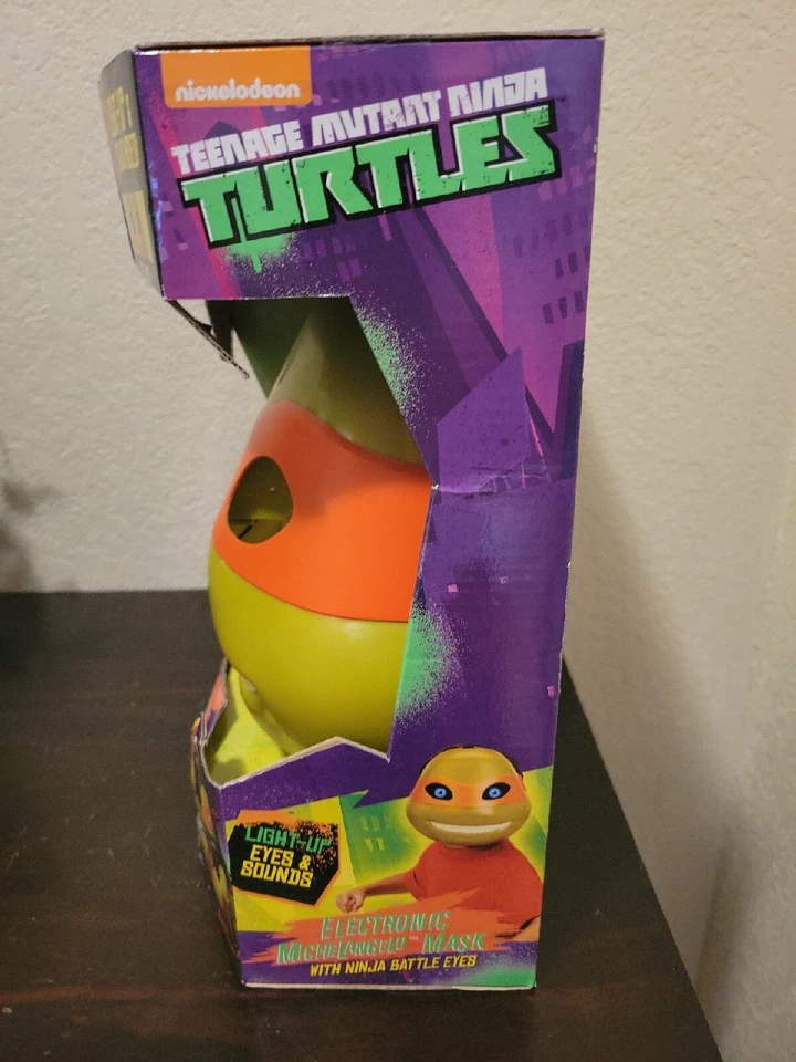 Nickelodeon, Teenage Mutant Ninja Turtles Electronic Michelangelo Mask, New - Image 2 of 4