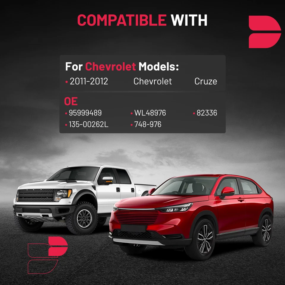 Rear Left Side Window Regulator with Motor for 2011-2012 Chevrolet Chevy Cruze Foto 3 de 4