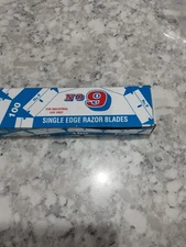 100 USA Single Edge Razor Blades Box Cutter Scraper Tool Sharp No 9 DOUBLE HONED