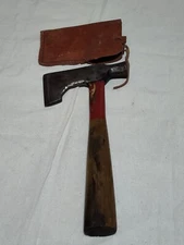 Vintage Hand Forged Hatchet With Leather Cover B17