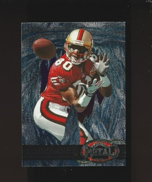 1997 Jerry Rice Skybox Metal Universe #84 HOF Miss Valley State 49ers 2
