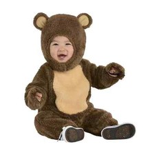 Baby Teddy Bear Cuddly Halloween Costume Jumpsuit Infant 6-12 months Unisex NEW