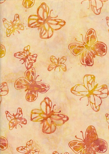 Batik Fabric, Butterfly Design, 100% Cotton, FQ ,Crafting, Quilting Patchwork - Picture 3 of 15