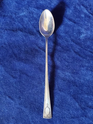 CARTHAGE 7 5/8" ICE TEASPOON(s) monogrammed Wallace Sterling - estate
