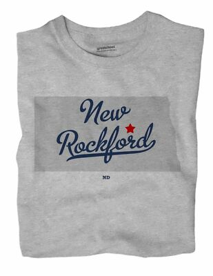 New Rockford North Dakota ND NDak T-Shirt MAP