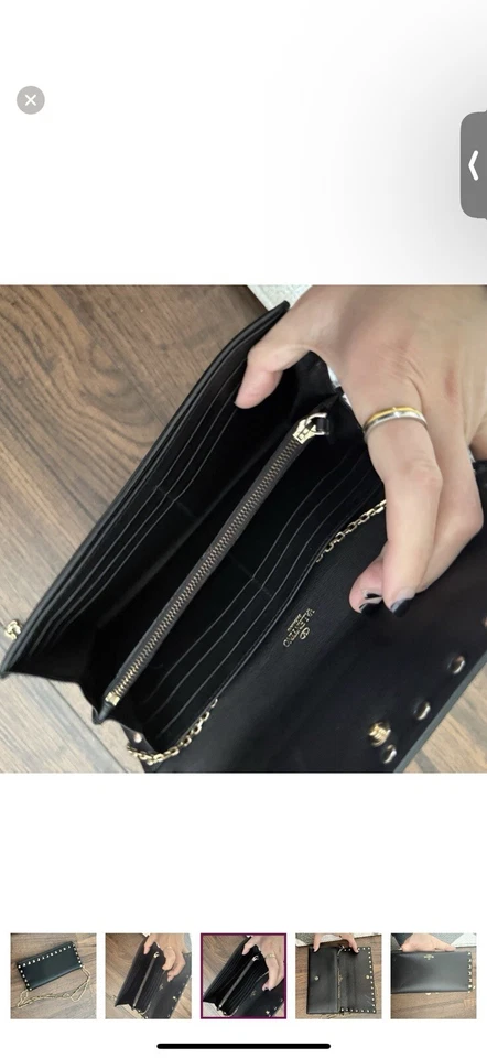 Valentino Rockstud Wallet On Chain (WOC) - Image 3 of 4