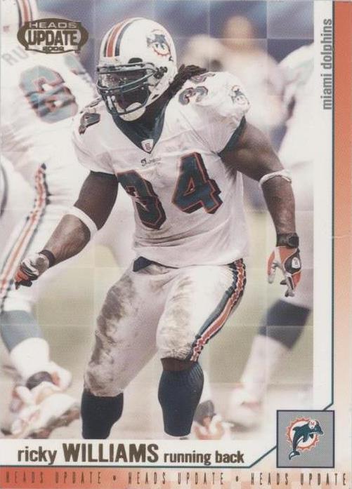 2002 Pacific Heads Update Ricky Williams #94 - 1 of 2