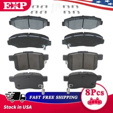 Front Rear Ceramic Brake Pads Kit For 2008 - 2012 Honda Accord Replacement Front Rear Ceramic Brake Pads Kit For 2008 - 2012 Honda Accord Replacement