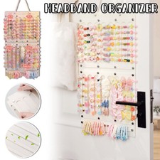 New Hair Clip Organizer Wall Hanging Large Capacity Headband Holder Display Rack