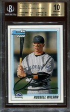 2010 Bowman Draft Russell Wilson #BDPP47 RC BGS 10 Pristine