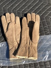 NOS 1960  s Women  s Brown Leather Gloves Size Medium