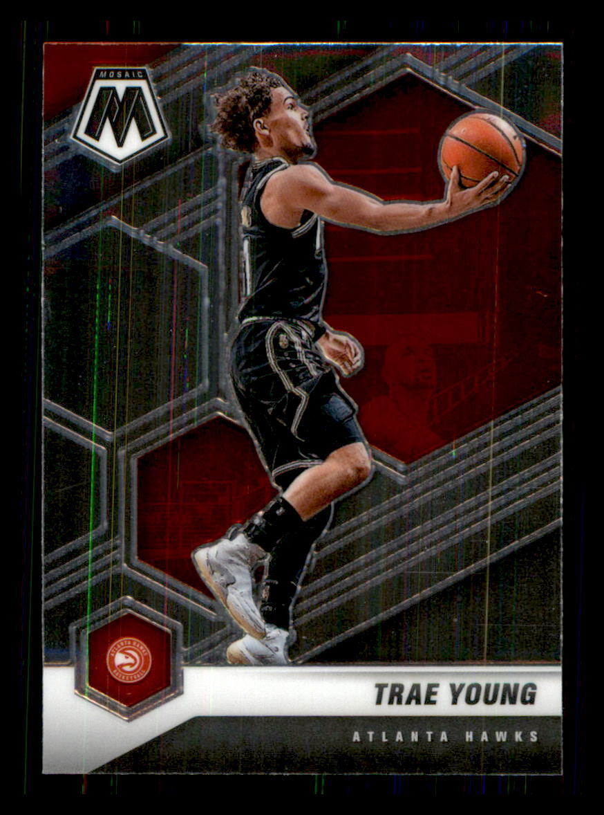 2020 Basketball 2020-21 Panini Mosaic Trae Young Atlanta Hawks #18 1
