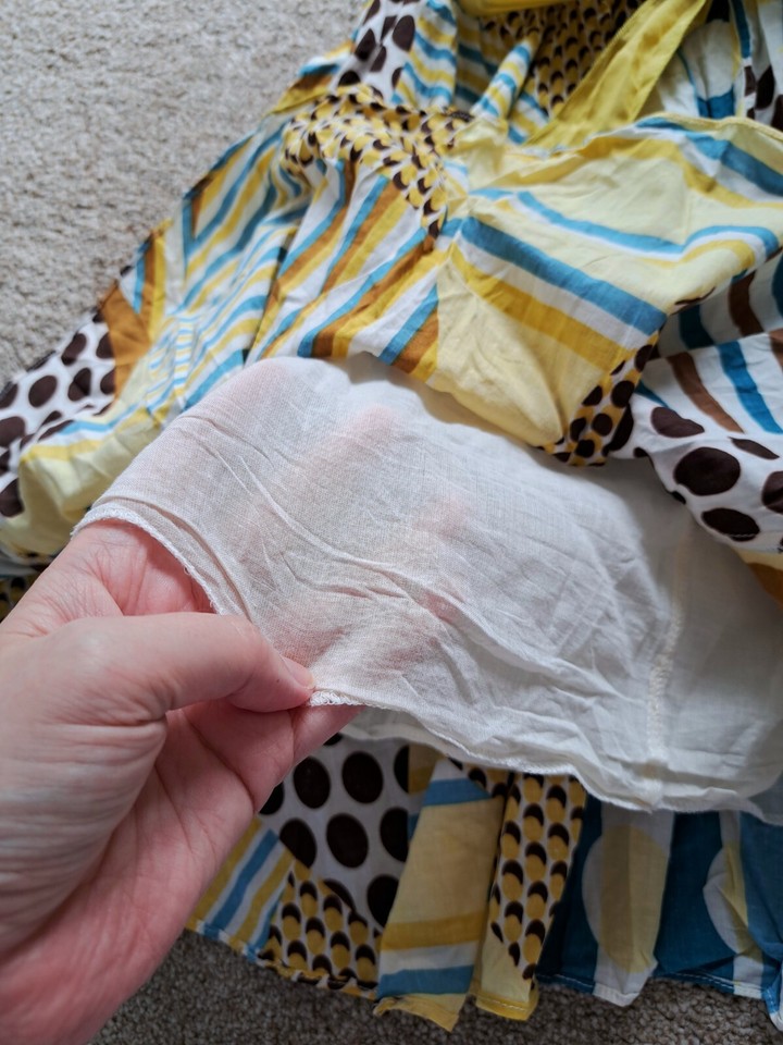 💛 Miss Posh Strapless Summer Dress Yellow & Blue Size 10 💛 eBay