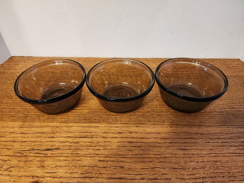 3 PIEZAS.-TAZAS NATILLAS VINTAGE L'OVENWARE 6 OZ EE. UU. 1034 COLOR ÁMBAR - Imagen 13 de 14