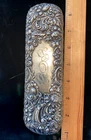 GORHAM REPOUSSE STERLING SILVER BRUSH BRISSELS IN GOOD SHAPE MONOGRAMMED