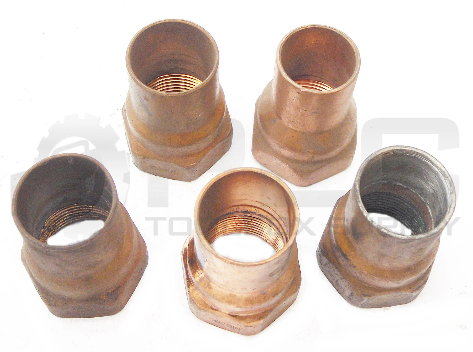 LOT OF 5 NEW NIBCO 3/4" COPPER FEMALE ADAPTER *READ*