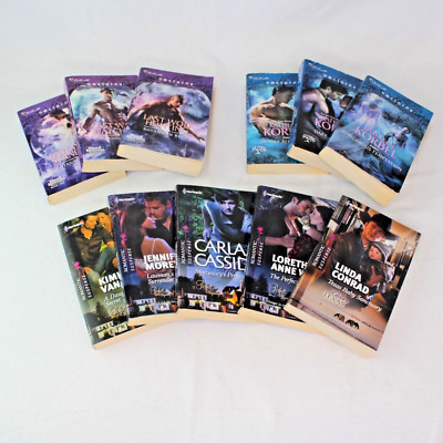 Harlequin Silhouette Romance/Fantasy Lot of 11 Paperback Books 2000's Like New