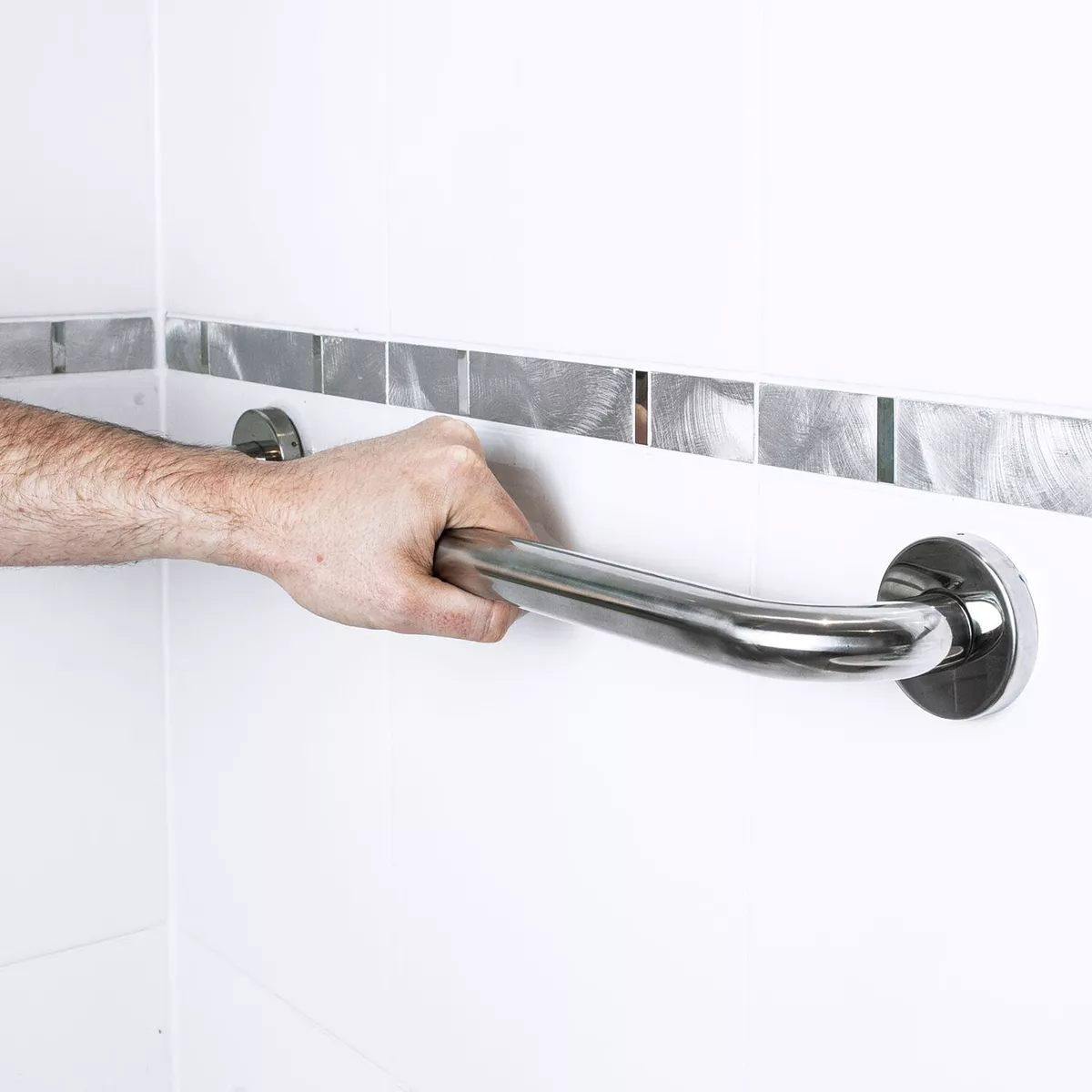 Easy Mount Tub Rail with 15 Grip Handle