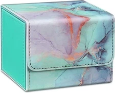 Card Deck Box For MTG/TCG/CCG Magnetic Game Card Case its Up 180+ Game Cards