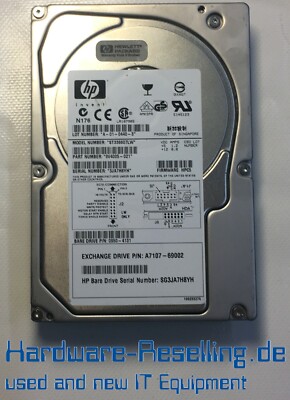 Seagate HP 36GB 10K RPM ST336607LW 0950-4131 A7107-69002 3,5 ZOLL SCSI