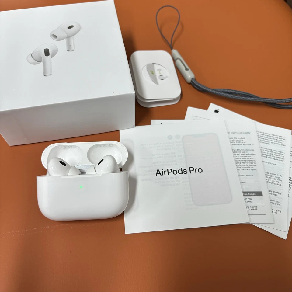 AppIe Earphone Pro(2nd Generation) Wireless In-Ear Headset ANC W/ Charging Case - Image 2 of 4