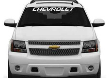 Chevrolet Vinyl Windshield Banner Decal 4x40 Chevrolet Vinyl Windshield Banner Decal 4x40