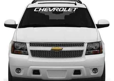 CHEVROLET VINYL WINDSHIELD BANNER DECAL 4X40