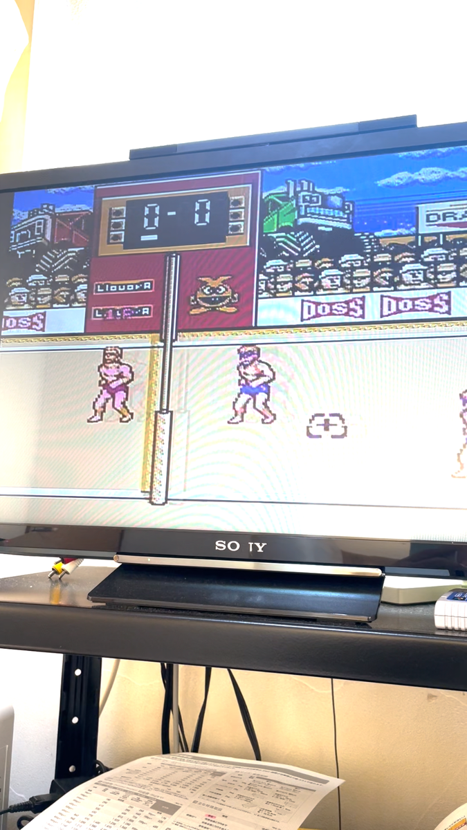 U.S Championship V'Ball Nintendo Famicom Technos Japan 1989