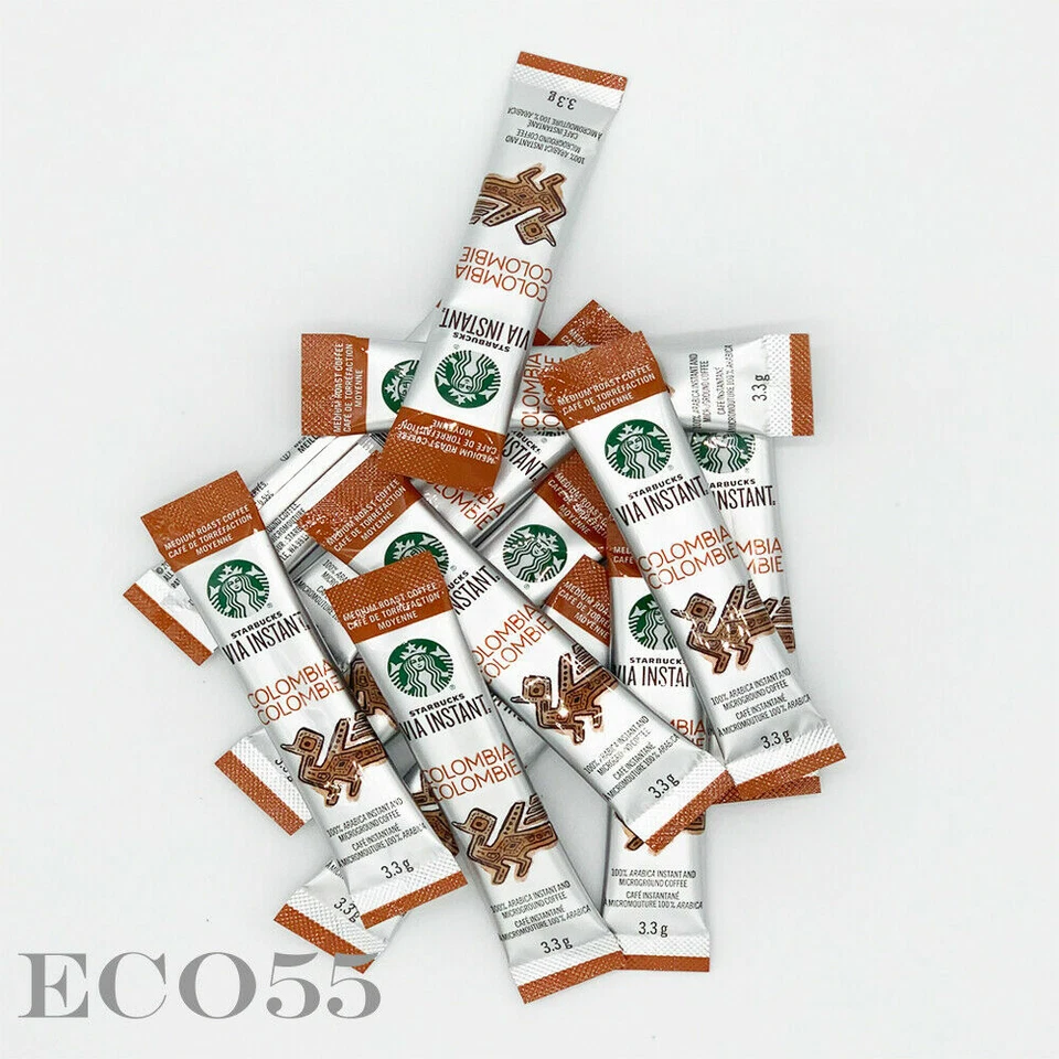 Starbucks VIA Café Instantáneo Colombia Tostado Medio 100% Arábica 21 Caja/273 Palitos Foto 2 de 2