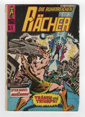 1967 MARVEL AVENGERS #39 HERCULES, MAD THINKER & BLACK WIDOW APP RARE KEY GERMAN