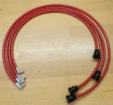 McCormick-Deering Farmall F20 Red Cloth Copper Spark Plug Wire Set IH F-20 IHC