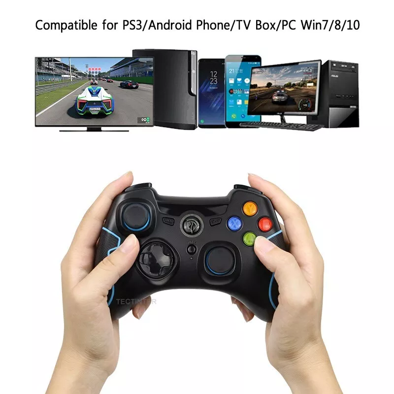 EasySMX-9013 Gamepad sem fio, 2.4G Controlador de jogos para PS3, PC, Windows  7, 10, 11, Android TV Box Joystick