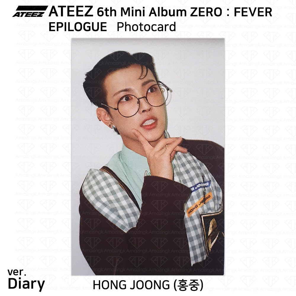 ATEEZ 8th Mini Album Zero Fever Epilogue Official Photocard ATEEZ 8th Mini Album Zero Fever Epilogue Official Photocard