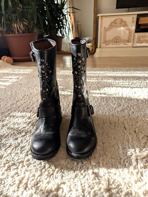 Boots 39 Leder schwarz bequem KOAH