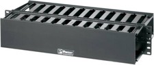 WMP1E Panduit Horizontal Cable Manager, Black, 2 RU, Black WMP1E