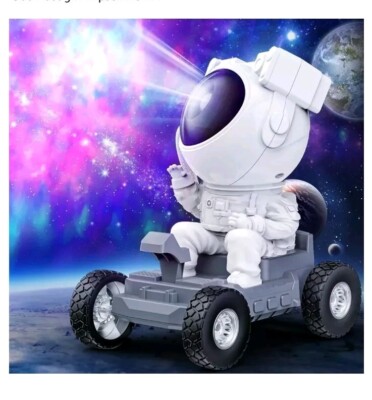 Astronaut Galaxy Projector，Night Light for Kids，Star Projector with Timer and...