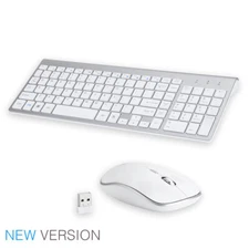 Wireless Silent  Keyboard and Mouse Combo For Notebook Laptop Desktop PC 2.4 GHz