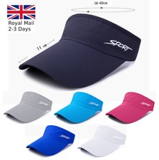 Extra Long Sun Visor Headband Cap Unisex Men Women Sports Adjustable Tennis Golf
